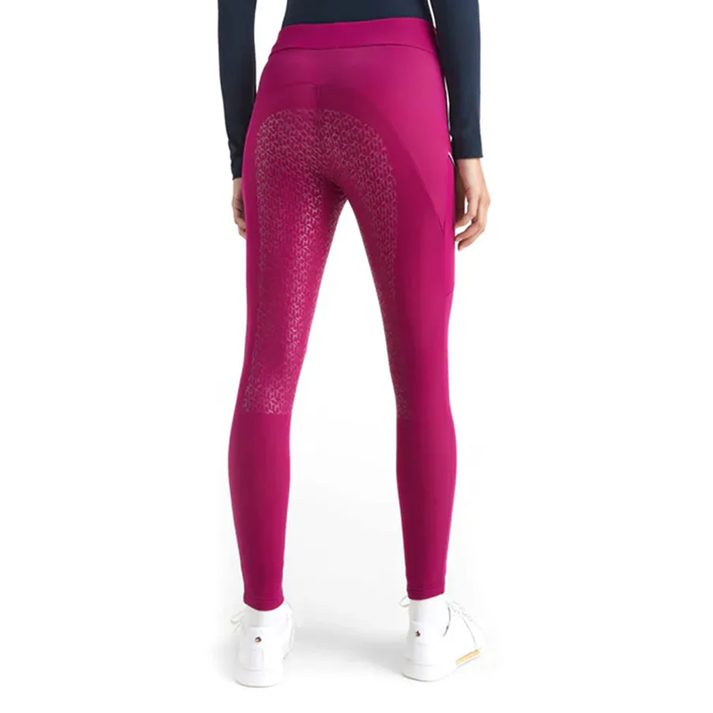 Tommy Hilfiger Women's Full Grip Thermo Leggings - Italian Wine-1